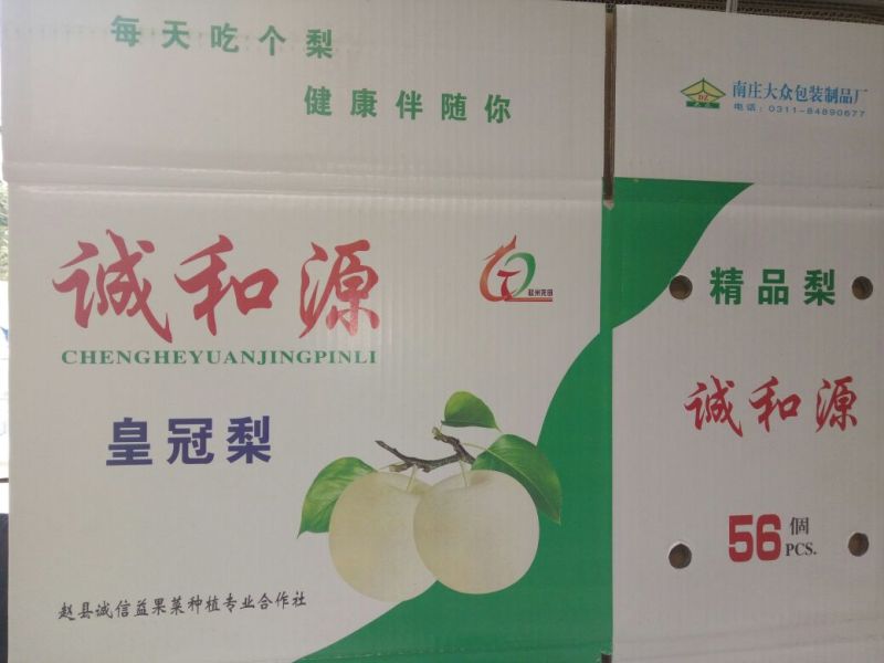 皇冠梨350~400g纸箱