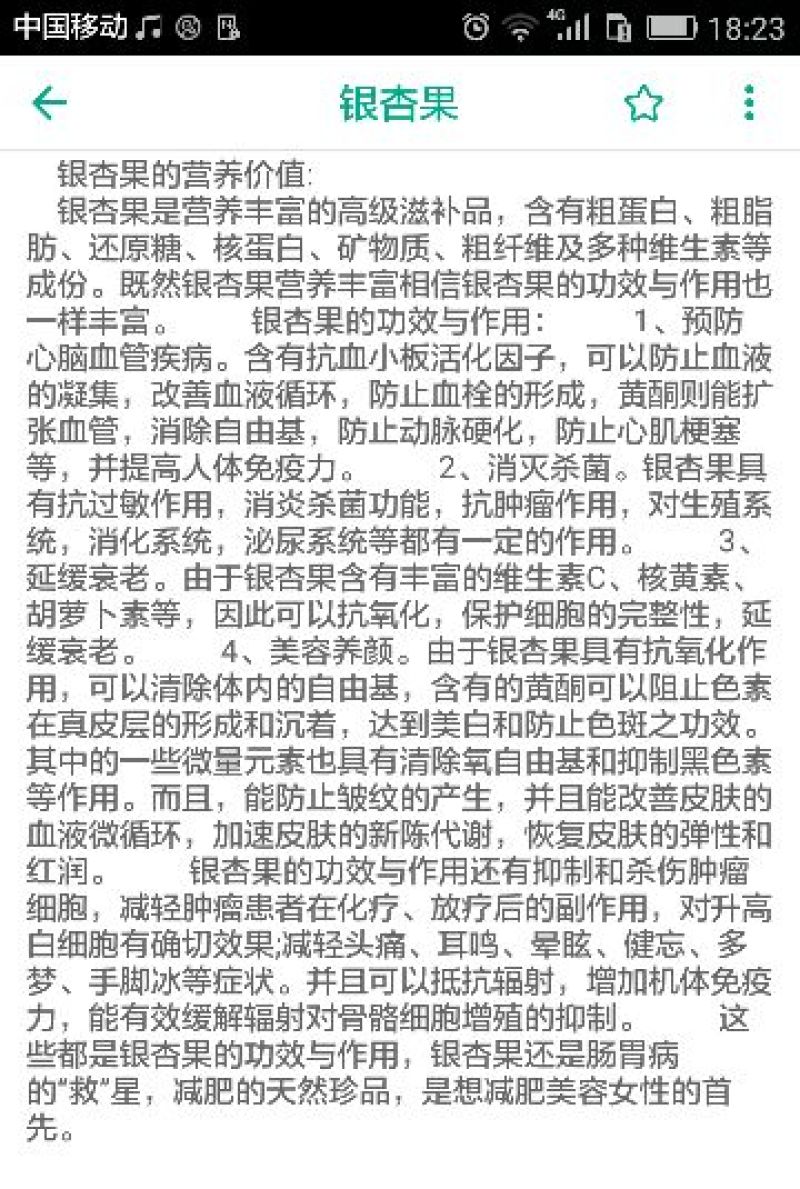 银杏果