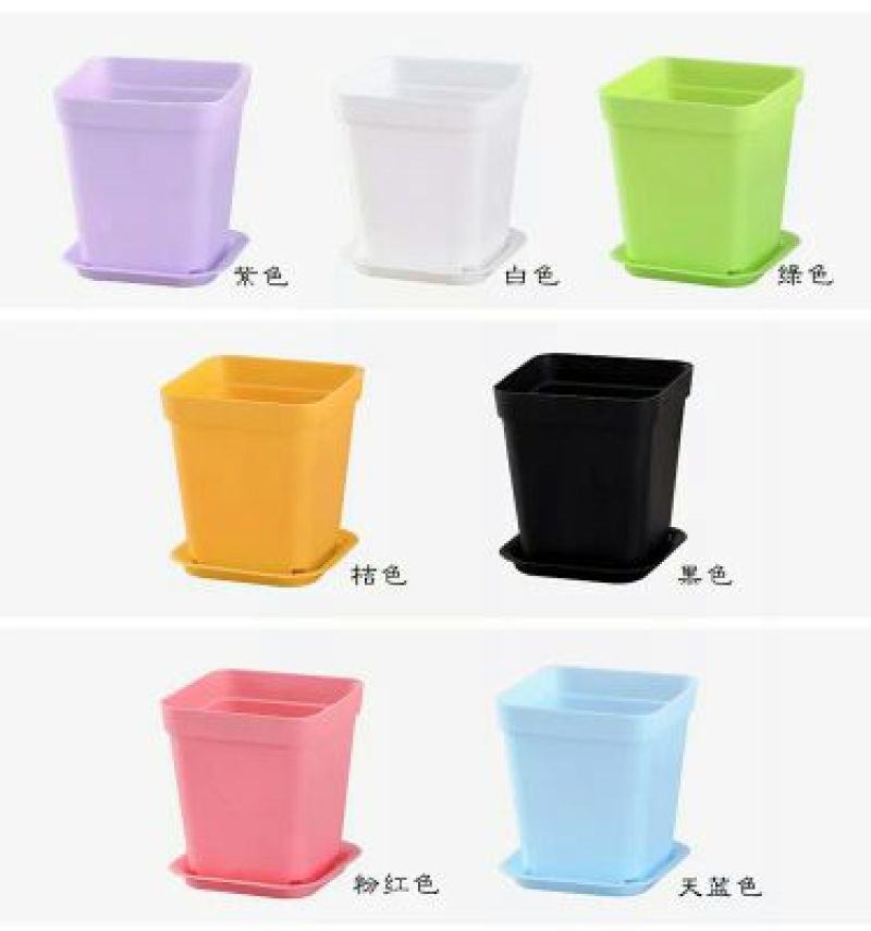 花盆圆形花盆大号彩色塑料横纹个性简约树脂多肉植物盆栽绿植