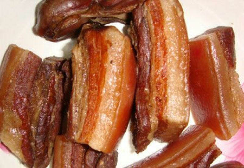 腊肉食用奶脯未加工