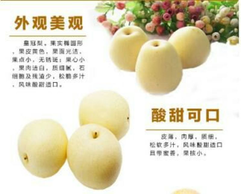 皇冠梨550~600g纸加膜