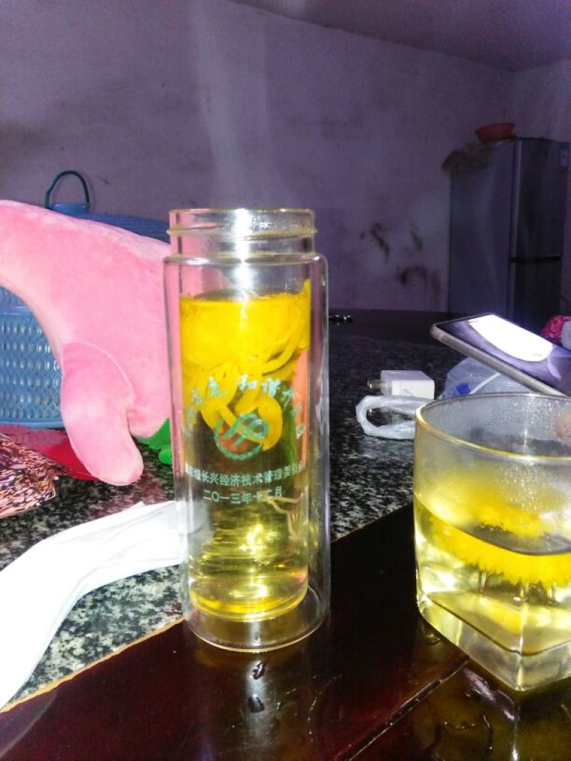 菊花茶开花