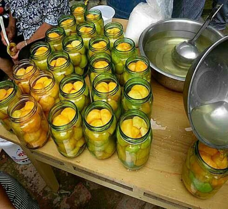 黄桃罐头