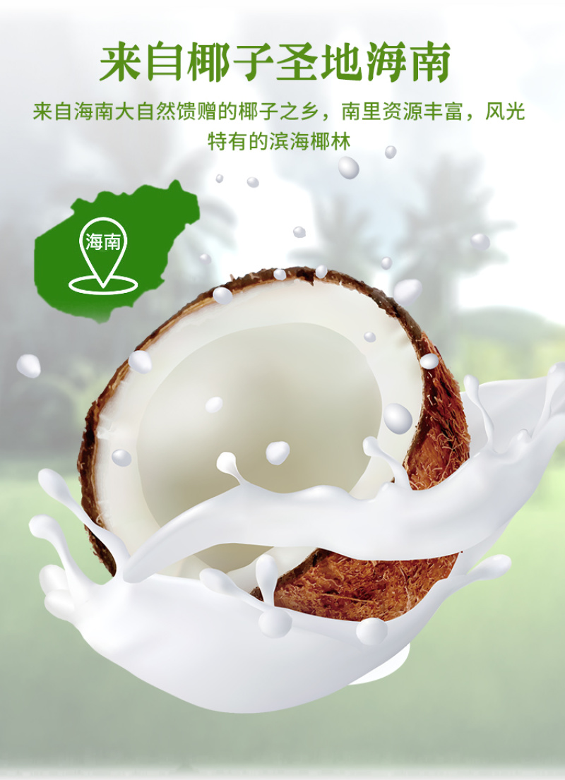 至立海南椰子油1000ml冷压初榨食用护发肤烘焙酮特产