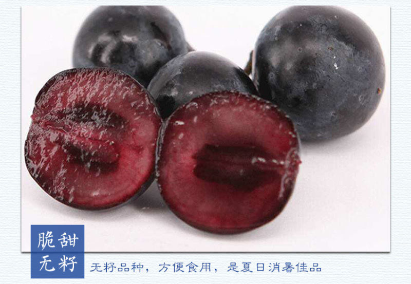 云南新鲜夏黑葡萄无籽黑提孕妇水果5斤峰阳光玫瑰