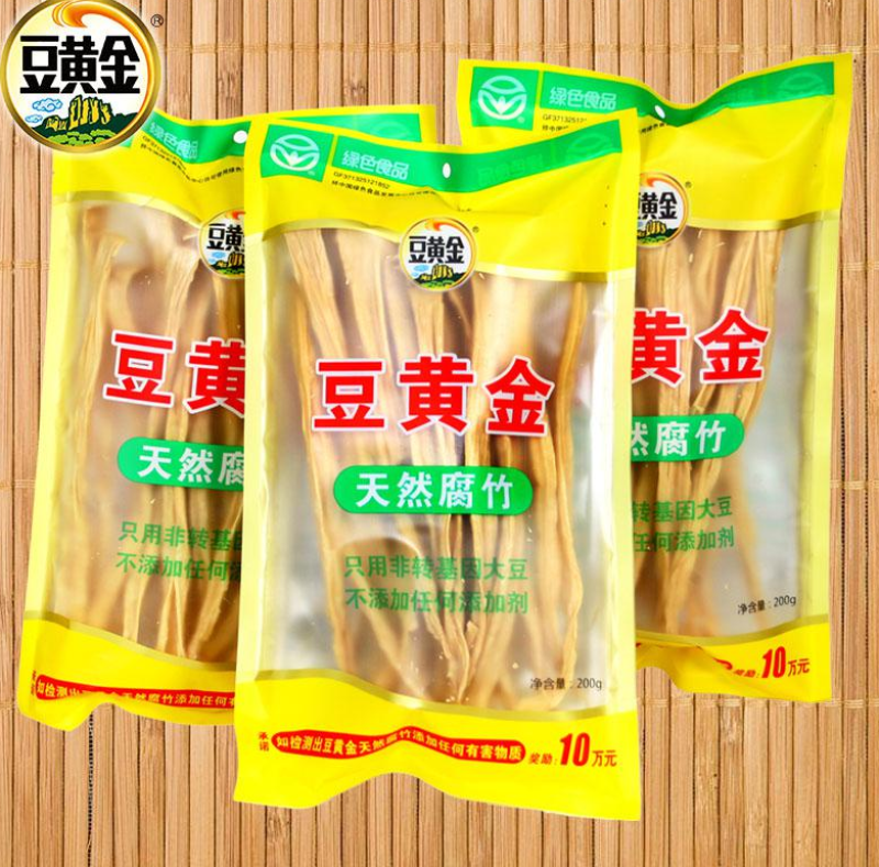豆黄金天然腐竹无添加200g