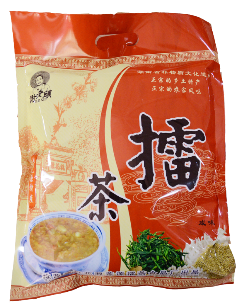 湖南常德桃花源谢老头彩包擂茶450g