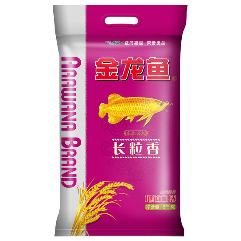 金龙鱼长粒香东北大米5kg10斤装大米香米整袋