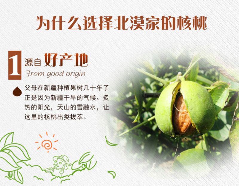 纸皮核桃500g新疆特产阿克苏温宿185纸皮核桃18年新货