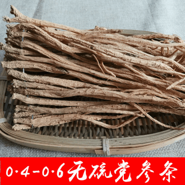 甘肃岷县产地0.4-0.6无硫党参中药材批发10斤包邮