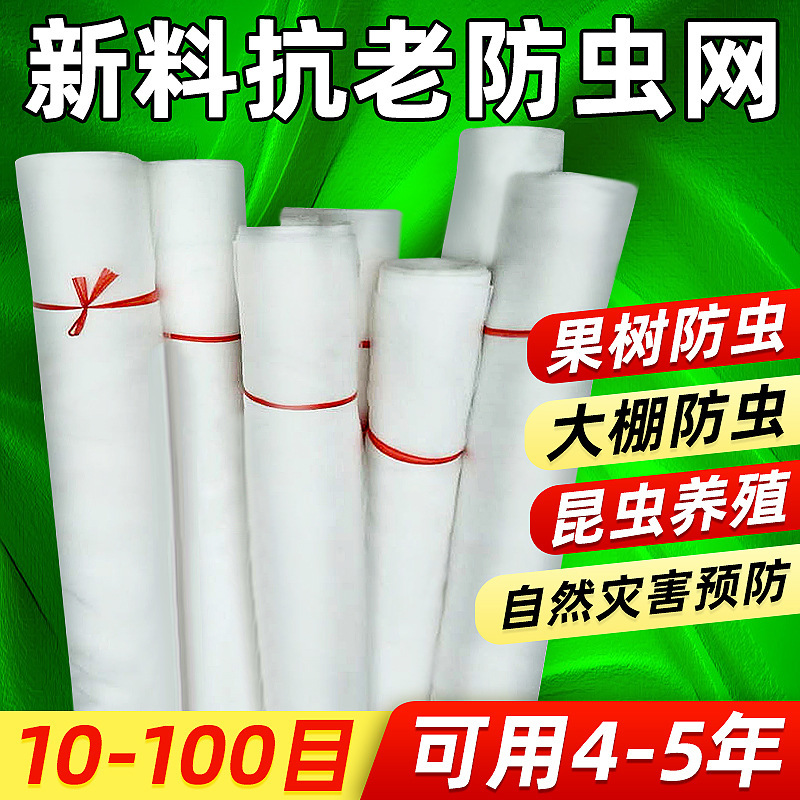 80目普通蔬菜大棚专用防虫网西红柿番茄多肉种植加密防虫网
