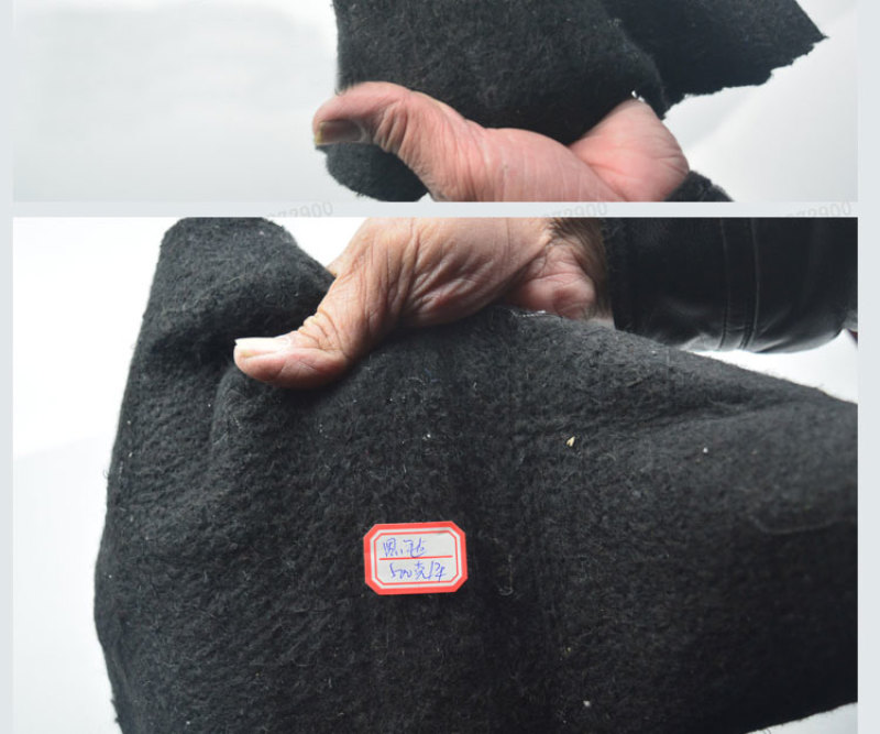 黑色毛毡布养殖大棚保温被加厚温室防寒棉被保温材料毛毡黑心