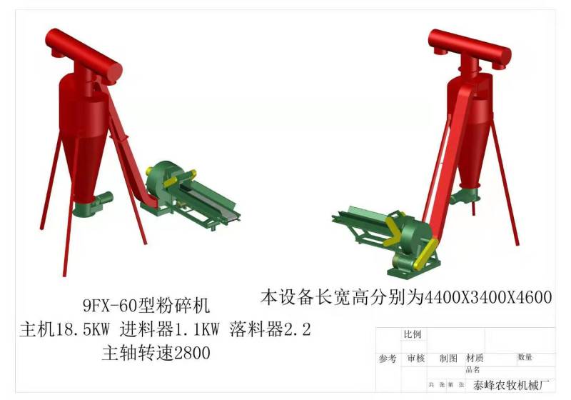 八鹰2023新款农作物秸秆粉碎机山东泰安泰峰农牧机械