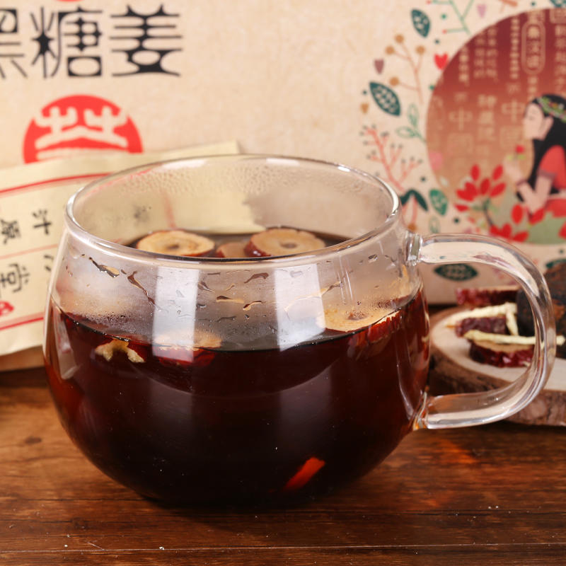 【萃涣堂】红枣黑糖姜茶500克/盒批发一件代发