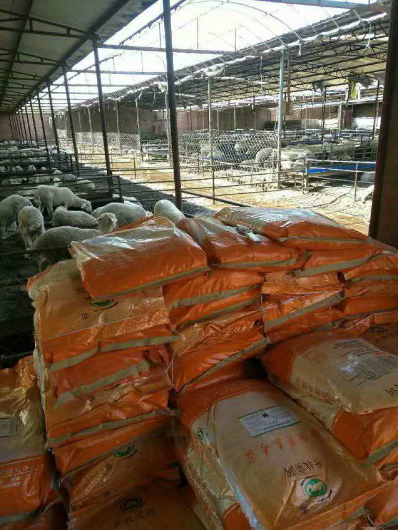 羊预混料生长羊饲料青年羊预混料羊前期拉骨架预混料4%