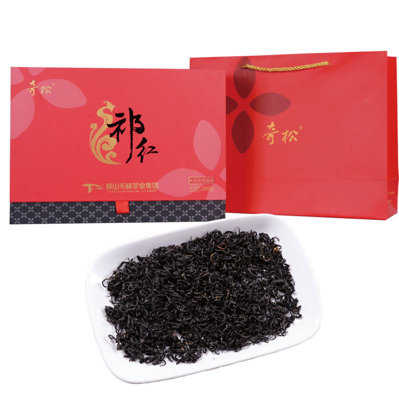 黄山红茶特级（香螺）祁门红茶英伦风范礼盒200g礼品茶