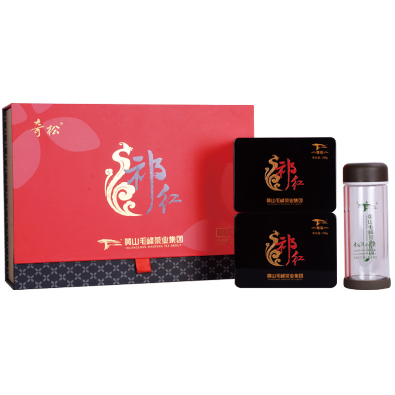 黄山红茶特级（香螺）祁门红茶英伦风范礼盒200g礼品茶