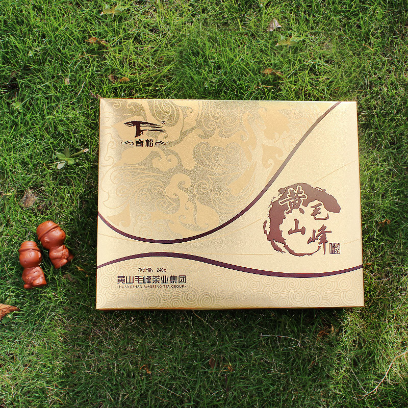 黄山毛峰绿茶特级一等优选莲花峰礼盒4X60g