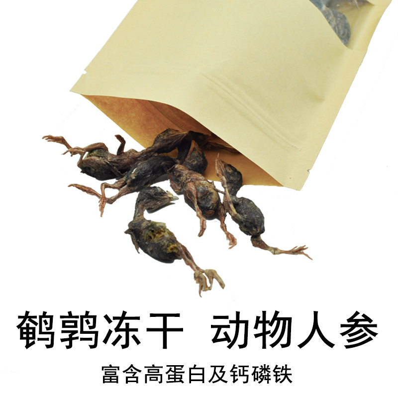 宠物冻干鹌鹑猫咪零食增肥发腮小鹌鹑肉干营养美毛生骨肉