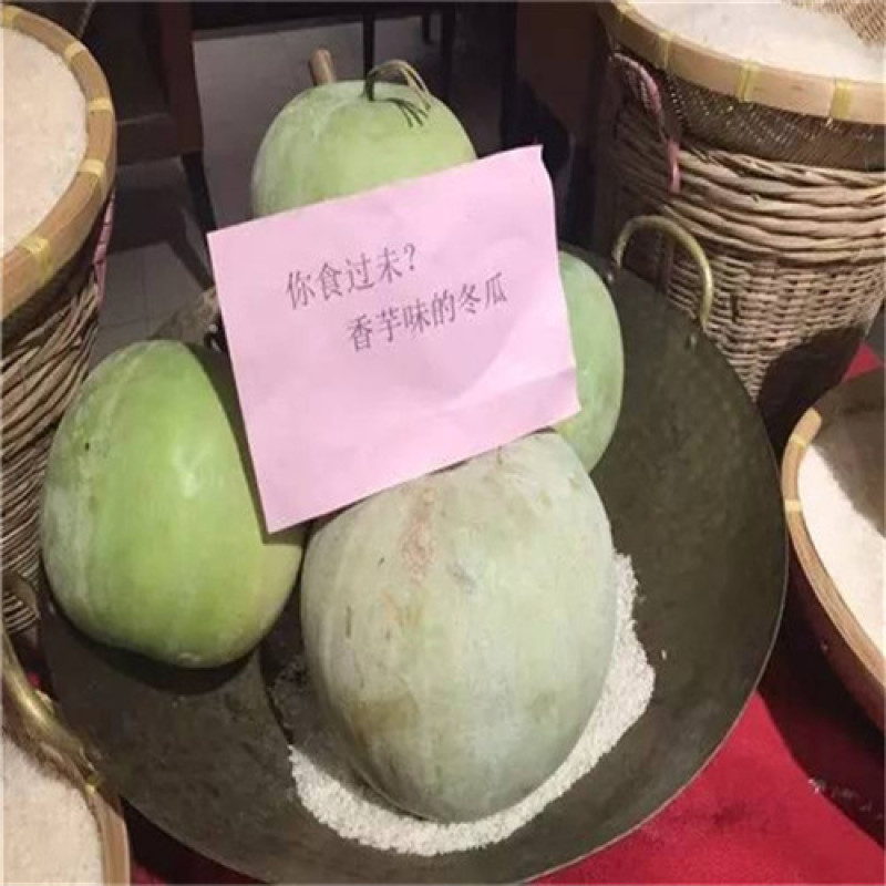台湾香芋冬瓜种子圆宝小冬瓜种子抗病味香独特新芋香冬瓜种子