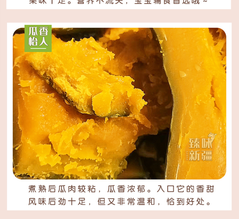 贵族南瓜软糯栗香甜南瓜宝宝辅食超5斤装新鲜蔬菜新疆直