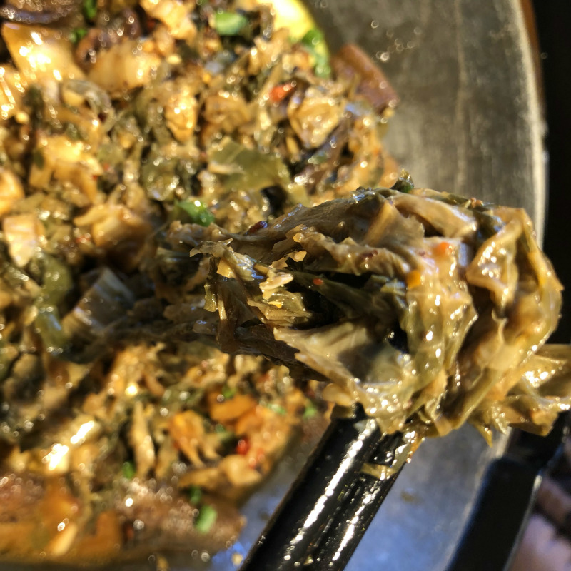 揪耳菜心盐白菜菜心子梅梗菜外婆菜原料酒店食材