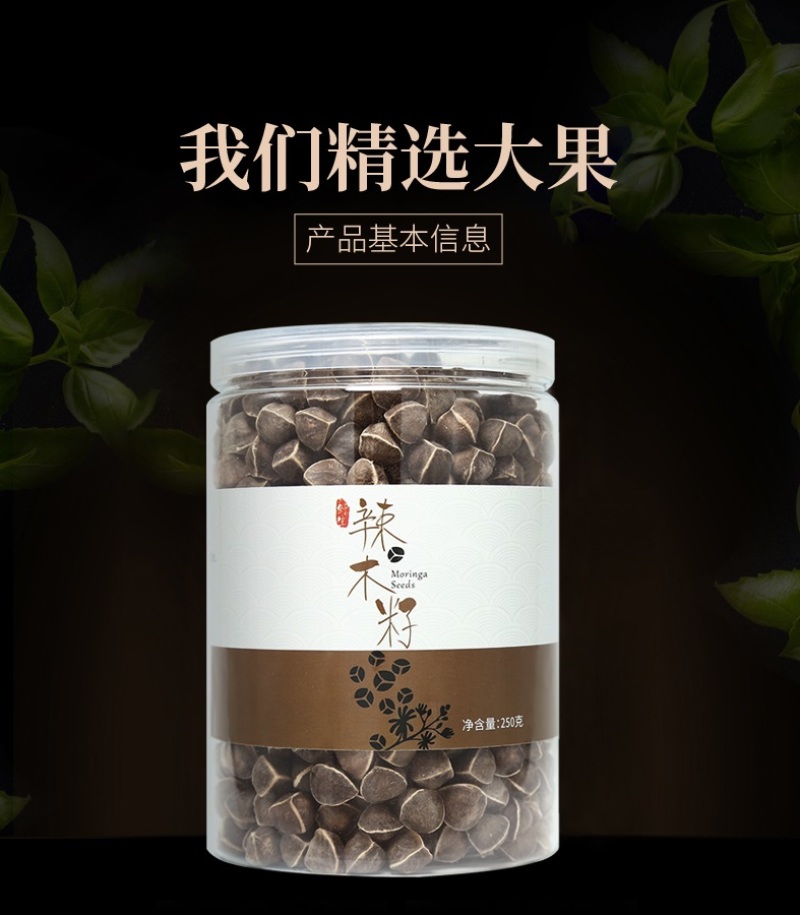 精选老树新果印度辣木籽