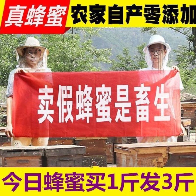 一件代发深山百花蜜土蜂蜜农家自产自销自然成熟封盖