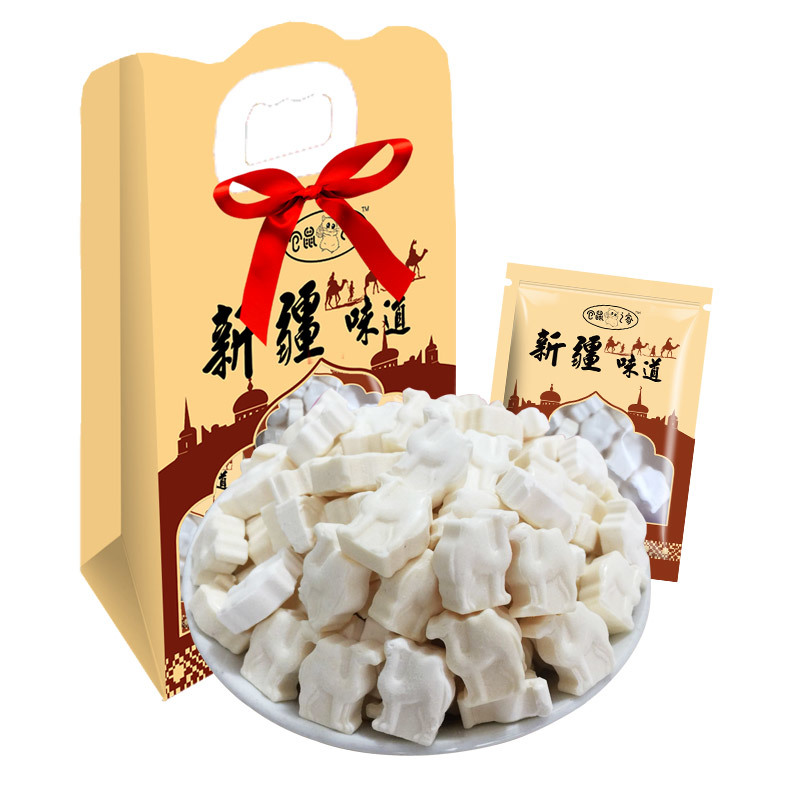 新疆奶片草原奶贝干吃驼奶片装牛奶片儿童孕妇零食
