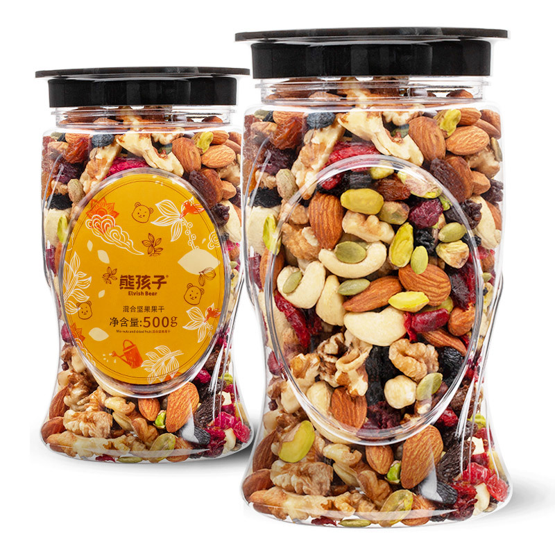 每日坚果500g罐装零食礼包孕妇坚果干果腰果仁
