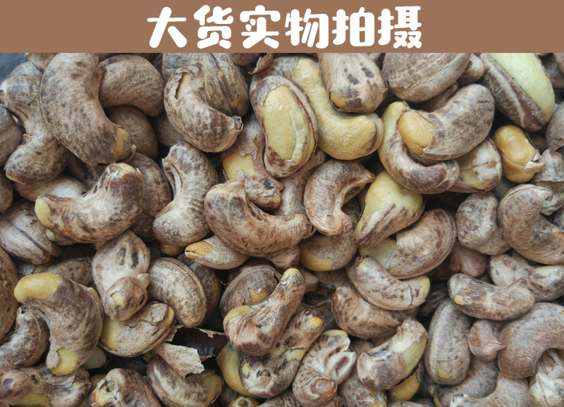 【当天发货】【A180超大颗粒盐焗带皮腰果】500g包装