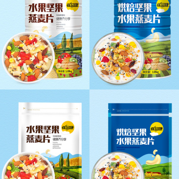 优品康水果坚果燕麦片冲饮即食无脱脂营养早餐代餐粥粗粮饱腹