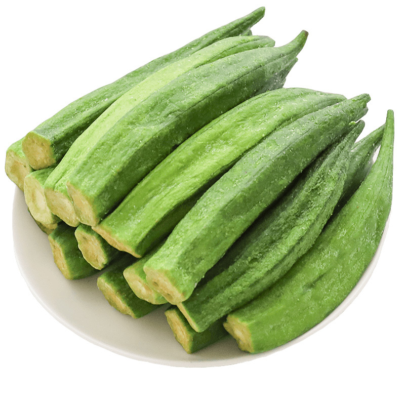 黄秋葵干秋葵脆果蔬脆片即食袋装散装脱水蔬菜干500g休闲
