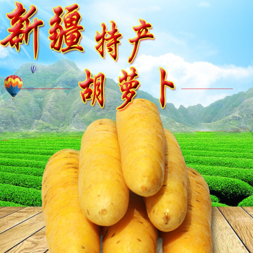 新疆黄萝卜5斤新疆特产抓饭专用胡萝卜新鲜蔬菜黄萝卜