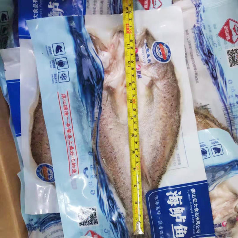 新鲜冷冻鲈鱼鲞海鲈鱼开背鲈鱼清蒸鲈鱼七星海鲈鱼400g