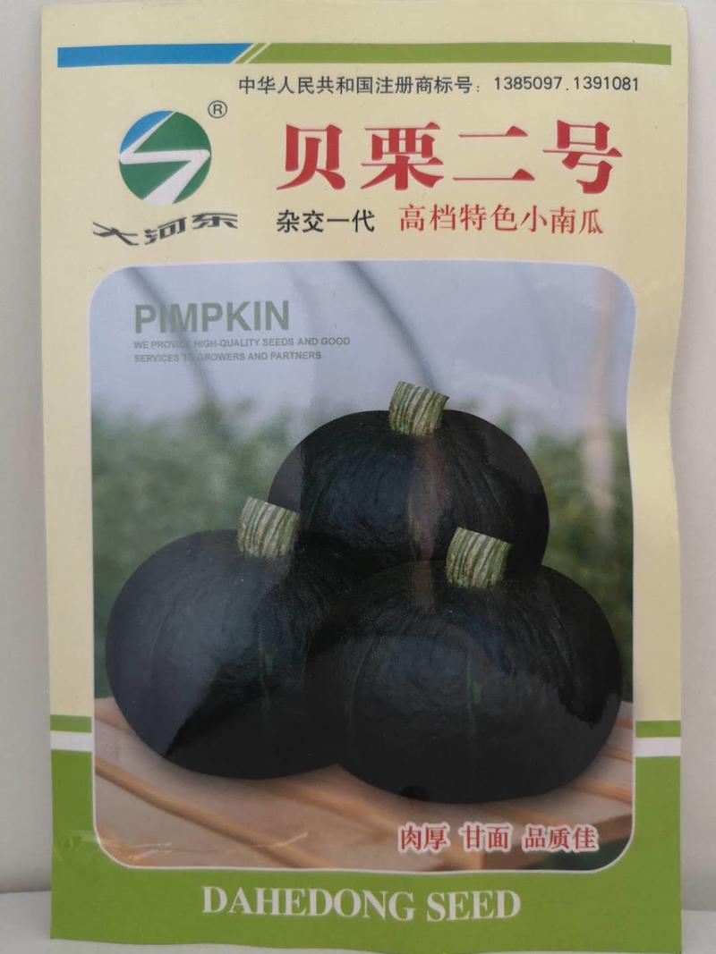 绿贝贝迷你小南瓜种子日本进口强粉质黑贝贝瓜口感绵甜板栗味