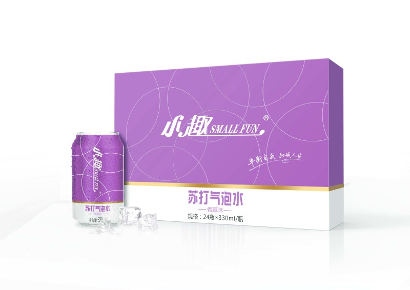 小趣苏打水气泡苏打水弱碱性平衡酸碱度整箱330m