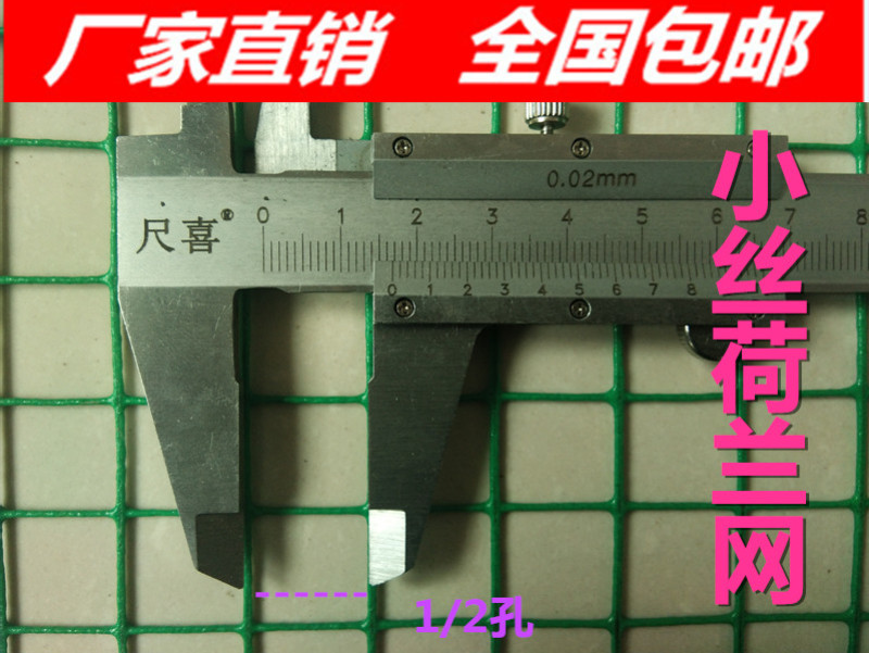 【买就送】草绿色小丝荷兰网养殖围栏护栏家用铁丝网厂家直销