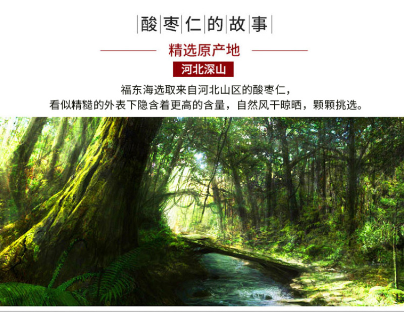 福东海炒酸枣仁熟酸枣仁茶汤炒制酸枣仁茶汤100g瓶装