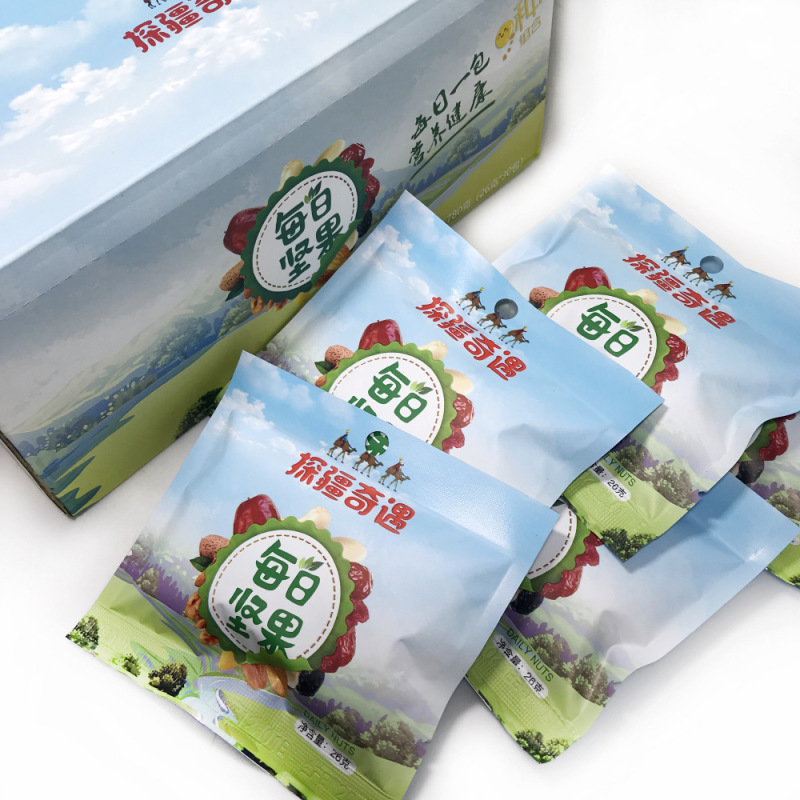 现货发售每日坚果礼盒装30包大份量9种组合坚果大礼