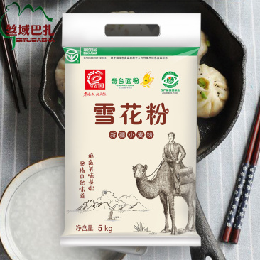 新疆面粉奇麦园牌10斤拉条子通用雪花粉食品5kg奇台