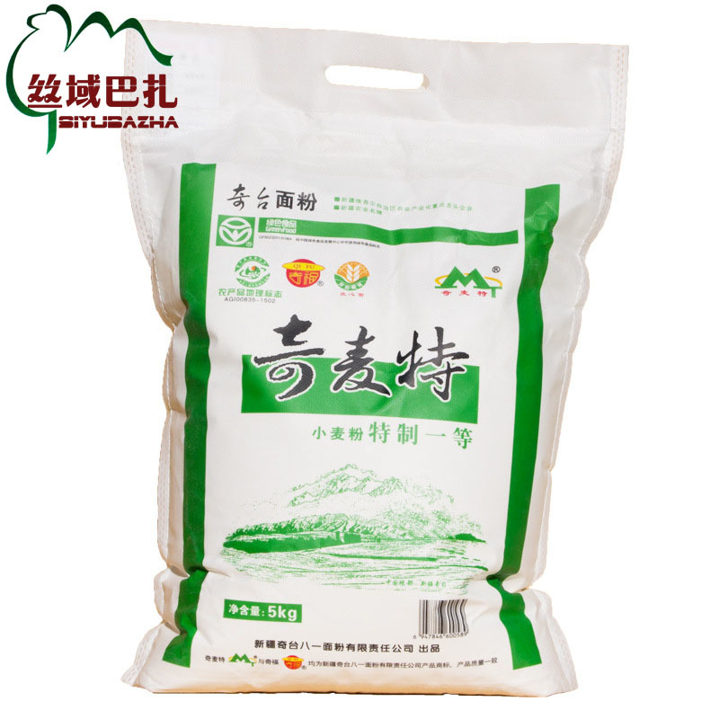 新疆奇台面粉奇麦特特一粉5kg小麦粉10斤拉面