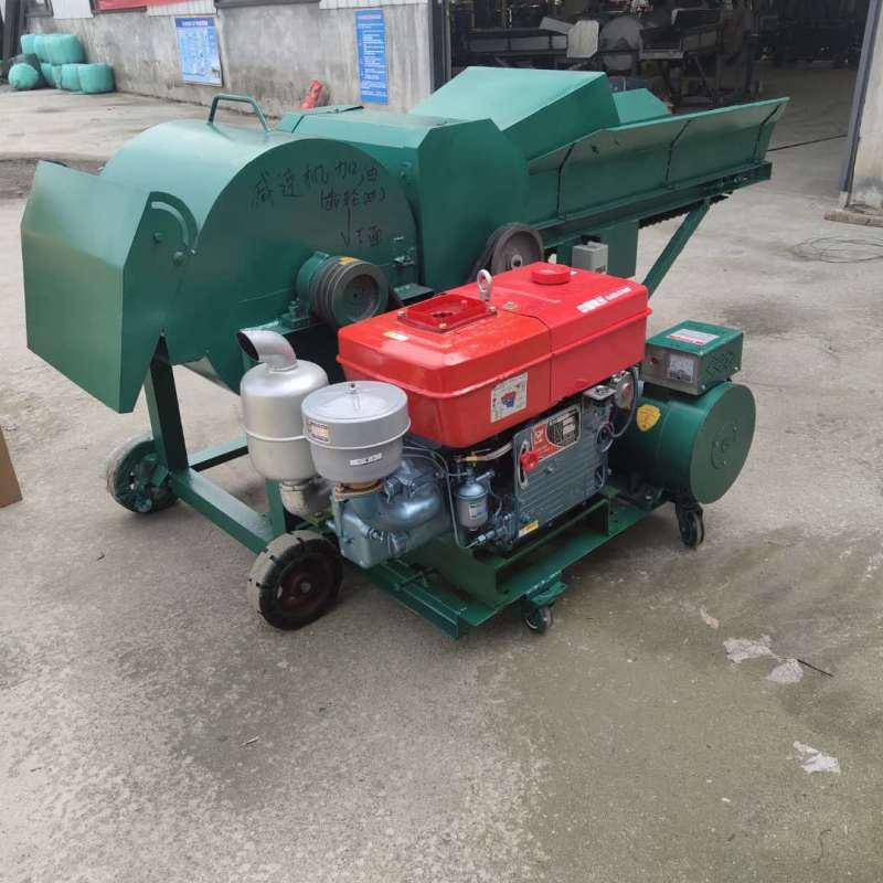 碎草机玉米秸秆饲料揉丝机大型秸秆切碎揉丝机批量供货