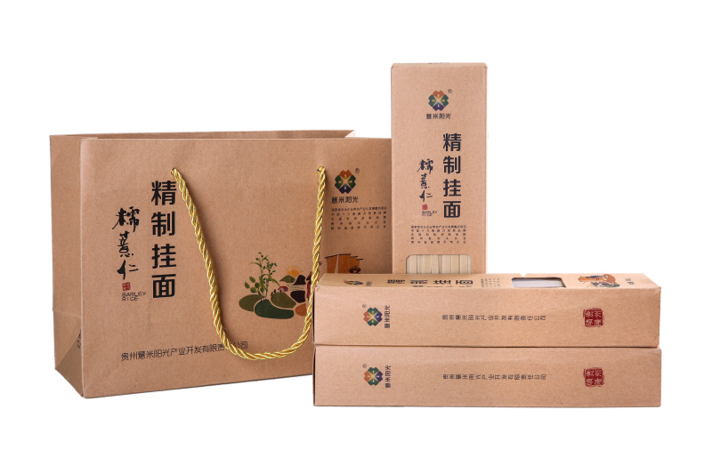 糯薏仁精制挂面面条薏仁米面条