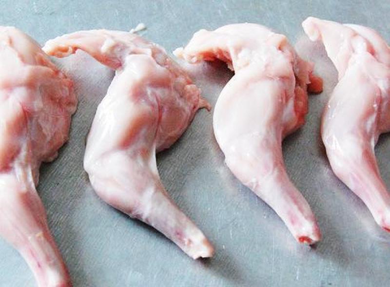 新鲜兔前腿生兔肉当天兔肉新鲜分割兔前腿