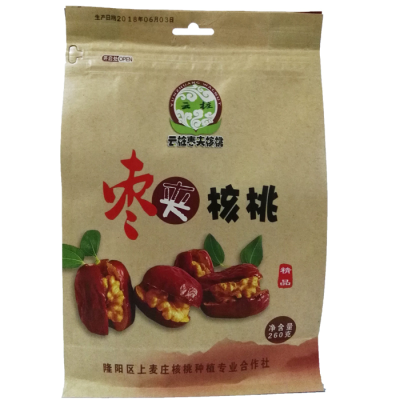 隆阳乡耕云桩枣夹核桃260g袋装