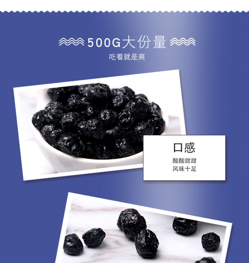 东北特产蓝莓干蓝莓散装蓝莓干护眼零食500g包邮