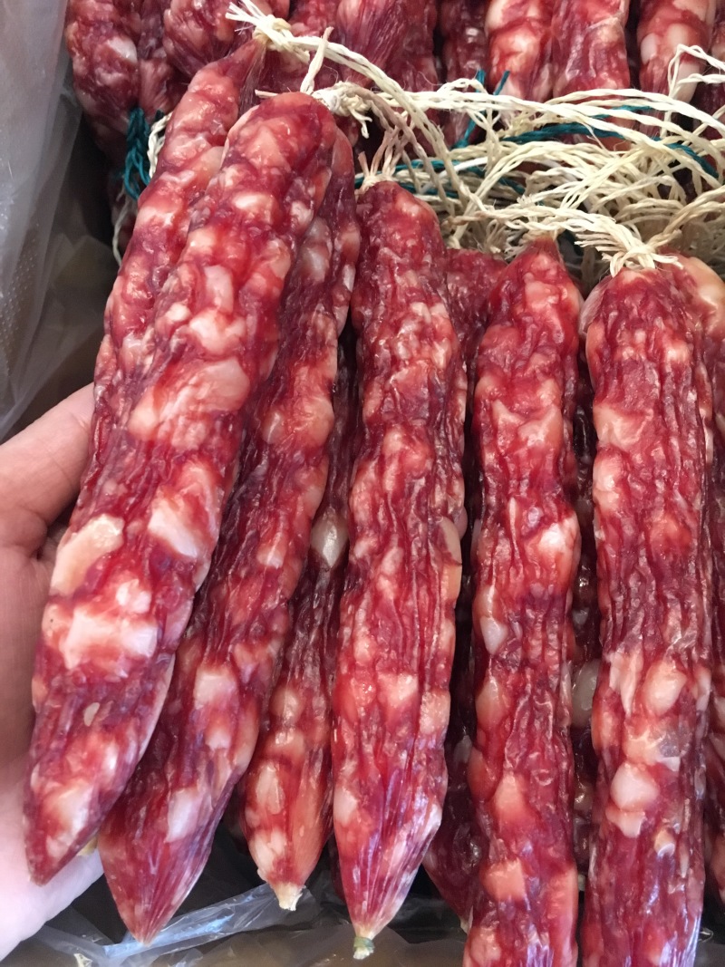 广式腊肠广东风味37肠肥瘦分明透亮肉质红润精制肠皇