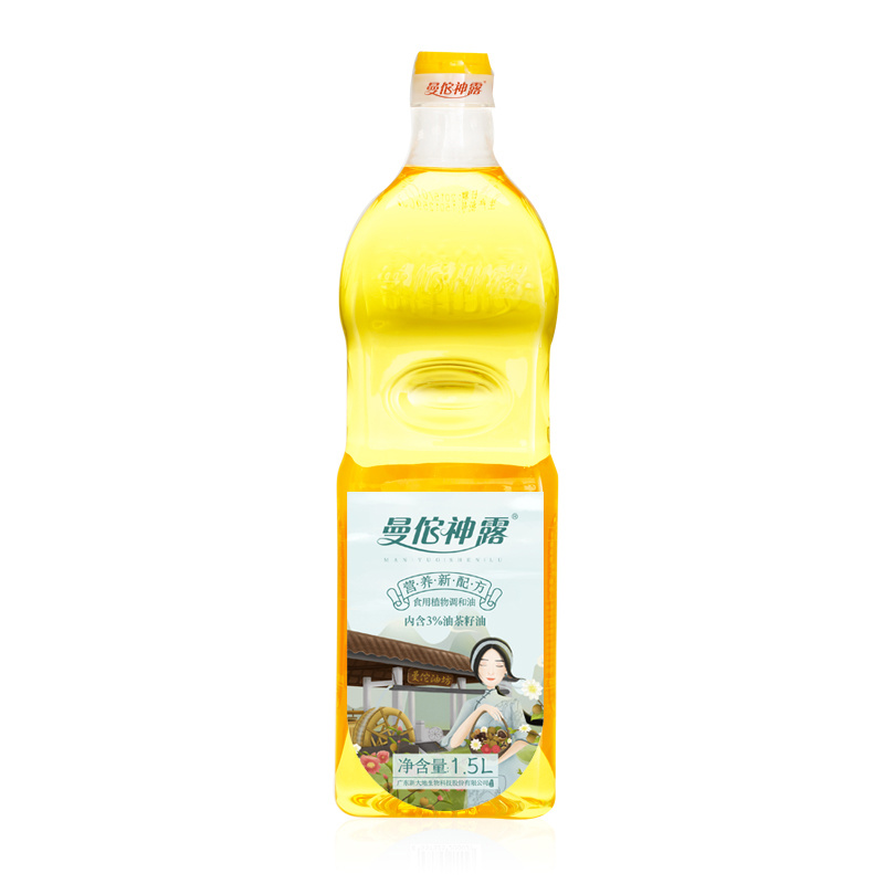 曼佗神露茶籽食用植物调和油六斤礼盒装