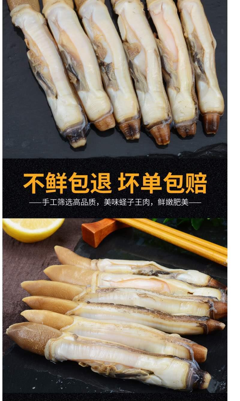 顺丰包邮一件代发鲜活现剥蛏子竹蛏子蛏王肉无冰衣